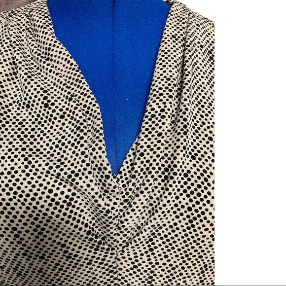 JACLYN SMITH, Black&Tan women’s top, Sz L‎ - Picture 6 of 13